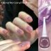 Purple Pearl Glitter Nail Pink Polish Shimmering Shell Spiral Silver Shimmer Quick Dry Nail Pearlescent Varnish Shining Long Lasting No UV Need DIY Nail Art Manicure Gift for Women & Girls - Buy Online on GoSupps.com