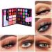 PhantomSky 32-Color Eyeshadow Palette Contouring Kit with Lipgloss, Blusher, and Concealer #4 - Ideal for Professional & Daily Makeup - Buy Online on GoSupps.com