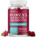 Probiotics for Women with Prebiotics + Cranberry | 5 Billion CFU | Berry-Flavor Gummies | Probiotics for Digestive Health Vaginal Health & pH Balance | Supplements for Women | Vegan | 60 Ct