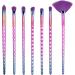 Makeup Brush Set 10pc LaRoc - Make Up Brushes for Blusher Foundation Brush Concealer Brush Eyeliner Eyeshadow Cream & Liquid Make Up Anti-Shedding Bristles - Rainbow Effect - Buy Online on GoSupps.com