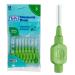 TePe Interdental Brush Original Green 0.8 mm/ISO 5 8pcs plaque removal efficient clean between the teeth tooth floss for narrow gaps 8 count (Pack of 1) Green (Size 5)