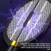 3000V Electric Fly swatter Killer Summer Mosquito swatter Trap with Ultraviolet USB Rechargeable Mosquito lamp Black - Buy Online on GoSupps.com