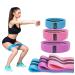 Islero Fitness EVO Resistance Bands for women with Non Slip Premium Fabric design Pull up Elastic Loops Gym Bands Best for Exercise of Legs Booty Glutes Hips Yoga Home Fitness SOLD AS SINGLE BAND PINK M