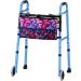 NOVA Walker Bag - Large Compartment, 5 Pockets, Butterflies Design - Universal Fit for Folding Walkers - Buy Online on GoSupps.com