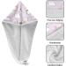 Cute Cat Dry Hair Cap | 2-Piece Quick Dry Towel Set with Button Headband | Super Absorbent & Soft Comfort for Pets - Buy Online on GoSupps.com
