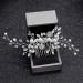 Hair Combs Slides Clips Bridal Flower Hair Pins for Girls Women Hair Accessories - Buy Online on GoSupps.com