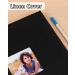 Large Self-Stick Scrapbook Photo Album with 60 Pages - Black Linen Hardcover - Magnetic Picture Book for Various Picture Sizes - Includes 10 Metallic Pens - 11x10.6inch - Buy Online on GoSupps.com