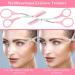 Eyebrow Scissors with Comb for Precision Hair Removal - Non-Slip Finger Grips - Beauty Tool for Men and Women - Buy Online on GoSupps.com
