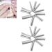 18Pcs French Manicure Nail Art Tips & Deep C-Shape Cutter Tool | DIY & Salon Use - Perfect for Men & Women - Buy Online on GoSupps.com