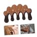 FOMIYES Wooden Massage Comb - Broad Tooth Hair Comb for Men | Durable 10x5cm Design Tool for Scalp Massage & Hair Care - Buy Online on GoSupps.com