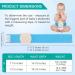 Umbilical Hernia Belt for Babies | Adjustable Infant Belly Button Support | Newborn Abdominal Belt Truss - Large - Buy Online on GoSupps.com