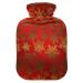 Snowflakes Christmas Heat bottle with reference heat bottles for pain relief heat bottle water bag Warming water bed Warmer for heat and cold therapy 2L