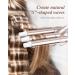 CkeyiN 3 Barrel Hair Waver Curling Iron with LCD - Professional Ceramic Tourmaline Curling Wand - 22mm Hair Crimpers - 16 Temperature Control Displays - for All Hair Types - Gold - Buy Online on GoSupps.com