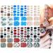 NAILDOKI nail foil nail stickers nail art stickers nail art self-adhesive manicure stickers beautiful fashion DIY decoration J3-04