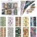 CHANGAR Animal Skin Style Nail Art Foil Transfer Decals 2 Boxes Serpentine Leopard Print Tiger Snake Skin Pattern Nail Foil Adhesive Stickers Starry Sky Manicure Transfer Tips Nail Art DIY Decoration - Buy Online on GoSupps.com