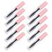 10pcs 5ml Empty Mascara Tube Refillable Clear Portable Eyelashes Cosmetic Bottle for Eyelash Growth Oil with Soft Brush Head Prevent Leakage Transparent Tube Portable Size