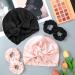 SATINIOR Silk Bonnet Hair Scrunchies Set - 6 Pcs, Night Wrap Included, Adjustable Cap Ties, Elastic Ponytail Holders - For Women with Curly or Straight Hair - Buy Online on GoSupps.com