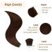 AGMITY Tape in Human Hair Extensions Darkest Brown 14 20pcs - Seamless Skin Weft Tape Ins - 40g Invisible Straight Real Human Hair - Buy Online on GoSupps.com