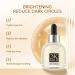 24K Gold Eye Serum Niacinamide Serum Anti Ageing Eye Serum Eye Serum For Dark Circles Puffy Eyes Bags Under Eyes Puffiness & Crows Feet Saggy Skin Anti Wrinkle Caffeine Eye Cream Brightening Serum - Buy Online on GoSupps.com