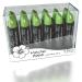 Magic Kiss Pack of 12 Color Changing Aloe Vera Lipstick set MADE IN USA (Green)