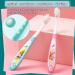 Soft Nano Baby Toothbrush for Kids 1-6 Years | 2 Pack with Tongue Cleaner (Pink & Green) - Buy Online on GoSupps.com