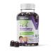 Sugar Free Sambucus Black Elderberry Gummies for Kids & Toddlers 3 in 1 Natural Immune Booster with Vitamin C & Zinc - Vegan Gluten Free Non GMO - Tasty Chewable Berry Flavored Gummies