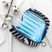 Women's Zebra Menstrual Cup Storage Bag - Portable Bandages & Napkin Pocket for Girls & Teens - Buy Online on GoSupps.com