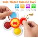 Suction Cup Spinner Toy | Silicone Fidget Board for Stress Relief | Sensory Spinning Toy for Toddlers | Flower Design - Buy Online on GoSupps.com