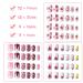 72 Self-Adhesive False Fingernails for Kids - Cute Strawberry Watermelon & Rabbit Designs - Perfect for Girls & Teens - Buy Online on GoSupps.com