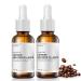2PCS Caffeine Solution 5% + EGCG S rum pour les yeux la caf ine Contour des Yeux Anti Rides Anti- ge Aide R duire les Cernes et les Poches Serum Yeux pour hommes et femmes 30ml A-2