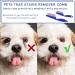 BLMHTWO 2 Pieces Nit Comb Flea Comb for Cats Dandruff Comb Removal Lice Grooming Combs Fine Teeth Comb Blue Cat Comb Set for Removing Float Hair Tear Stain Blue - Buy Online on GoSupps.com