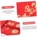 TEHAUX Brocade Red Envelope New Year Red Envelopes Chinese Red Envelopes Chinese Money Envelope Chinese Wedding Envelopes Gift Envelopes Chinese Hong Bao Pocket Money Lai See Lucky Li Xi Red 2 18X10.5CM - Buy Online on GoSupps.com