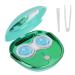 AMESEDAK Ultrasonic Contact Lens Cleaner Case, Effective Automatic Contact Cleaning Machine with USB Charging, Lightweight & Portable (Green)