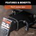 CURT 21510 Trailer Hitch Pin & Clip - 5/8 Diameter - Fits 2 Receiver - Vinyl-Coated Grip - Clear Zinc - Buy Online on GoSupps.com