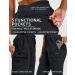 BVVU Women's Lightweight Quick Dry Cargo Joggers - Black, Medium - Buy Online on GoSupps.com