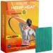 Pain Relief Patches Hemp Formula Natural Deep Heat Patches Hemp Cream Formula Self Adhesive Direct to Skin for Muscle Joints Shoulder Neck Back Hip Knee | Up to 12 Hours Warm x12 10x7cm