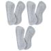 Heallily 3 pairs leather heel cushion shoes heel holder foot care heel pillow self -adhesive heel protection high heel pads heel insert for women men (gray)