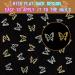 20Pcs Alloy Butterfly Nail Charms - 3D Metal Rhinestones for Acrylic Nails | Shiny Crystal Nail Art Gems for DIY Manicure - Women's Nail Decoration Supplies - Buy Online on GoSupps.com