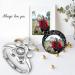 CSSTONE Dog Paw Photo Necklace - 925 Sterling Silver Projection Chain with Picture - I Love You Memory Gift for Women & Pets - Buy Online on GoSupps.com