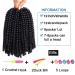 Spring Twist Hair 12 Inch 8 Packs - Butterfly Locs, Soft Locs, Bomb Twist, Short Fluffy Black Crochet Braids - Synthetic Fiber Braiding Hair Extensions - Pack of 8 (1B) - Buy Online on GoSupps.com