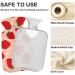Naanle Strawberry Plaid Hot Water Bottle - 2L Large Transparent Design for Pain Relief & Warmth | Ideal for Bed Hands & Feet Therapy - Buy Online on GoSupps.com