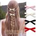8pcs Satin Bowknot Hair Clips Accessories for Toddlers Girls Women Bow Claw Clip Hairpins Colorful Bow Tassel Hair Clips Ribbon Hair Barrettes - Buy Online on GoSupps.com