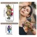 77 Sheets Temporary Tattoo Assortment: Flower Dream Catcher, Cat, Goldfish, Half Arm, Shoulder, Neck - 60 Tiny Waterproof Realistic Tattoos for Women, Girls, and Kids - Buy Online on GoSupps.com