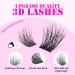 GAQQI Lash Clusters - 120 Volume Eyelash Extensions | 3D Fluffy & Soft Band | 10-14mm Multilayered Individual Lashes - Buy Online on GoSupps.com