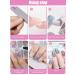 Marble Nail Art Polish Stickers - 12 Sheet Self Adhesive Wraps by Kalolary with Nail File - DIY Nail Art Decoration for Women and Girls - Buy Online on GoSupps.com