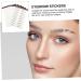 FRCOLOR 18 Pcs Eyebrow Stickers Waterproof Stickers False Eyebrows Stickers Artificial Eyebrow Tattoos Tool - Buy Online on GoSupps.com