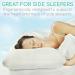 Xtra-Comfort Chiropractic Pillow - Neck Support Pain Relief for Back and Side Sleepers - Therapeutic Memory Foam Core - Ergonomic Design for Head and Spine Alignment - Buy Online on GoSupps.com