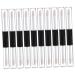 MOTHNUR 10 Pcs 4ml Lip Gloss Tube DIY Double Head Mini Cosmetic Container With Stoppers