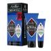 Jack Black Face & Lip Set - Double Duty Facial Moisturizer Face Cream for Men Mens Facial Lotion with SPF + Natural Mint & Shea Butter with Vitamin E Lip Balm SPF 25 Moisturizer Balm for Dry Lips