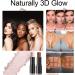 2 in 1 Cream Contour Stick & Highlighter - Peachy & Hazelnut Shade | Face Makeup Wonder Stick - Buy Online on GoSupps.com